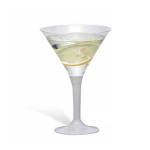 Уголемен размер на Чаша за мартини за еднократна употреба 180 мл [005769]