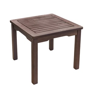 Уголемен размер на Дървена маса за шезлонг Класик [006868]