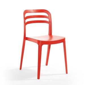 Уголемен размер на Стол без подлакътник Аспен червен [011440]